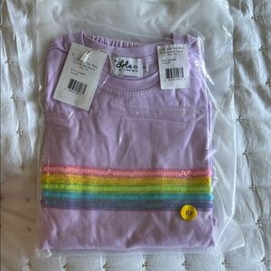 Lola and the Boys Lavender Sequin Rainbow set